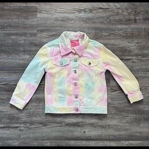 ISLAND DEWDROPS Pastel Tie Dye Jacket- sz. 5